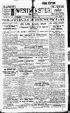 Westminster Gazette Saturday 08 November 1919 Page 1