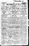 Westminster Gazette Wednesday 12 November 1919 Page 1
