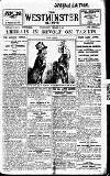 Westminster Gazette Wednesday 03 December 1919 Page 1