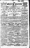 Westminster Gazette Saturday 13 December 1919 Page 1