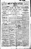 Westminster Gazette Saturday 03 January 1920 Page 1