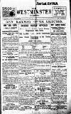 Westminster Gazette Monday 05 January 1920 Page 1