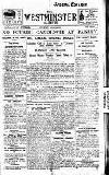 Westminster Gazette Thursday 29 January 1920 Page 1