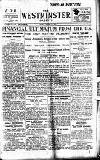 Westminster Gazette Friday 30 January 1920 Page 1