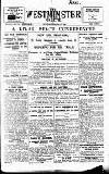 Westminster Gazette Saturday 21 February 1920 Page 1