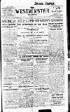 Westminster Gazette Friday 12 March 1920 Page 1