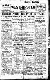 Westminster Gazette Friday 09 April 1920 Page 1
