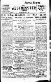 Westminster Gazette Wednesday 21 April 1920 Page 1