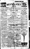 Westminster Gazette Monday 31 May 1920 Page 1