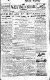 Westminster Gazette Thursday 19 August 1920 Page 1