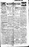 Westminster Gazette Monday 25 October 1920 Page 1