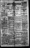 Westminster Gazette Friday 07 January 1921 Page 1