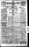 Westminster Gazette Monday 10 January 1921 Page 1
