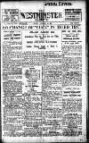 Westminster Gazette Friday 14 January 1921 Page 1