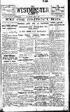 Westminster Gazette Saturday 04 June 1921 Page 1