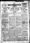 Westminster Gazette Monday 27 June 1921 Page 1