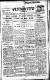 Westminster Gazette Wednesday 29 June 1921 Page 1