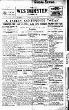 Westminster Gazette Friday 01 July 1921 Page 1
