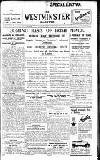 Westminster Gazette Thursday 07 July 1921 Page 1