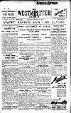 Westminster Gazette Thursday 04 August 1921 Page 1