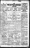 Westminster Gazette Saturday 08 October 1921 Page 1