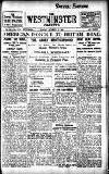 Westminster Gazette Monday 17 October 1921 Page 1