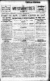 Westminster Gazette Wednesday 26 October 1921 Page 1