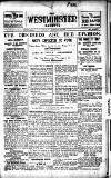 Westminster Gazette Saturday 29 October 1921 Page 1