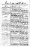 Gazette of the United States Wednesday 28 October 1789 Page 1