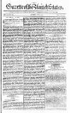 Gazette of the United States Saturday 05 June 1790 Page 1