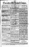 Gazette of the United States Wednesday 01 June 1791 Page 1