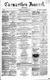 Carmarthen Journal Friday 18 October 1861 Page 1