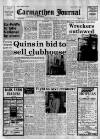 Carmarthen Journal Friday 24 January 1986 Page 1