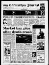 Carmarthen Journal Wednesday 02 June 1993 Page 1