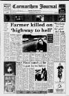 Carmarthen Journal Wednesday 27 October 1993 Page 1