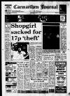 Carmarthen Journal Wednesday 02 March 1994 Page 1