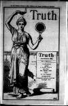 Truth Thursday 08 November 1883 Page 1
