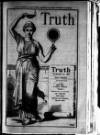 Truth Thursday 20 November 1884 Page 1
