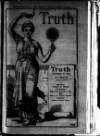 Truth Thursday 27 November 1884 Page 1