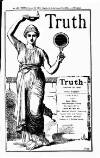 Truth Thursday 22 January 1885 Page 1