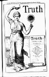 Truth Thursday 19 February 1885 Page 1