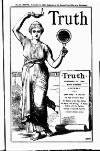 Truth Thursday 26 November 1885 Page 1