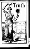 Truth Thursday 07 January 1886 Page 1