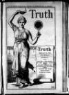 Truth Thursday 25 February 1886 Page 1