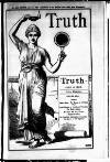 Truth Thursday 10 June 1886 Page 1