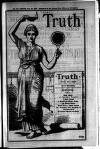 Truth Thursday 22 December 1887 Page 1