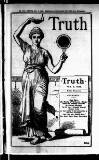 Truth Thursday 09 February 1888 Page 1