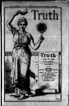 Truth Thursday 27 December 1888 Page 1