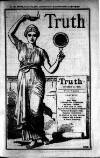 Truth Thursday 09 October 1890 Page 1
