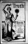 Truth Thursday 23 October 1890 Page 1